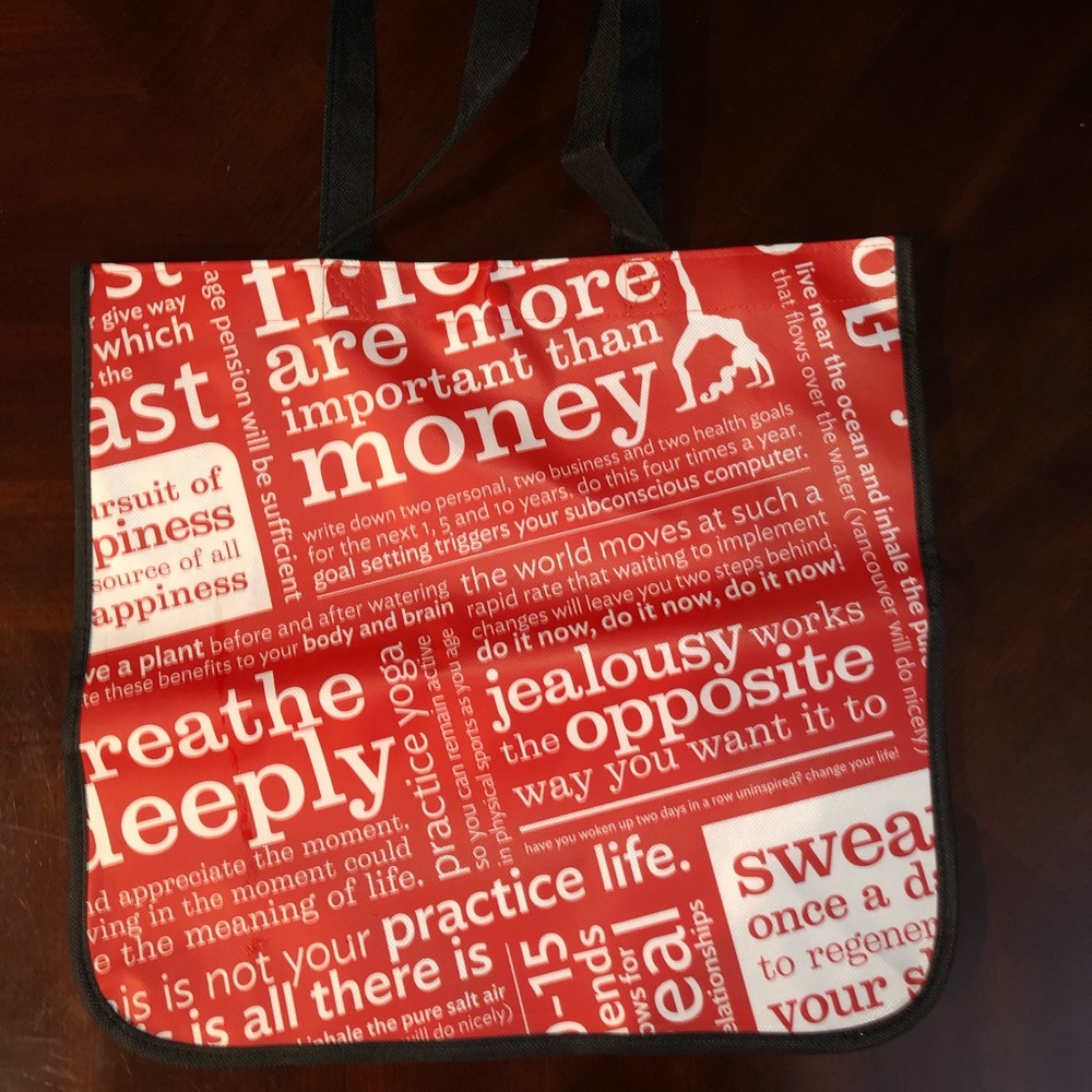 Large Lululemon reusable tote
